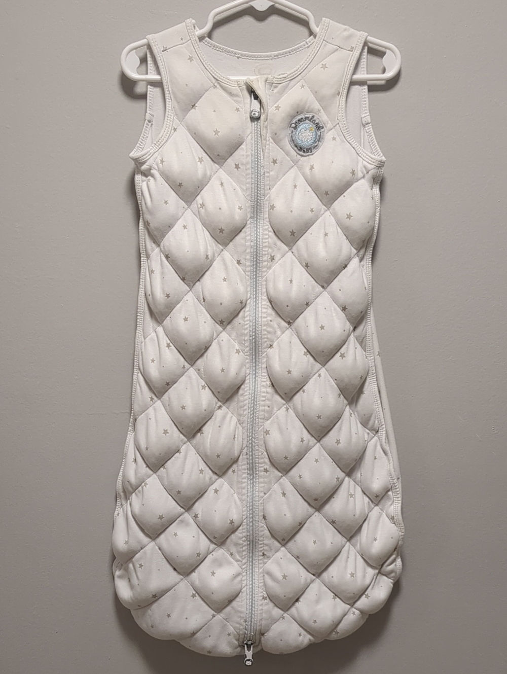 Dreamland Baby Dream Sleep Sack Quilted White 100% Cotton 6–12 Months